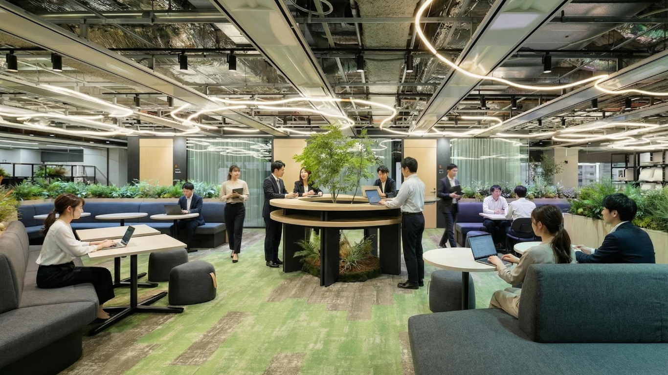 大成建設　本社設計本部コモンプレイス　Tie Farm